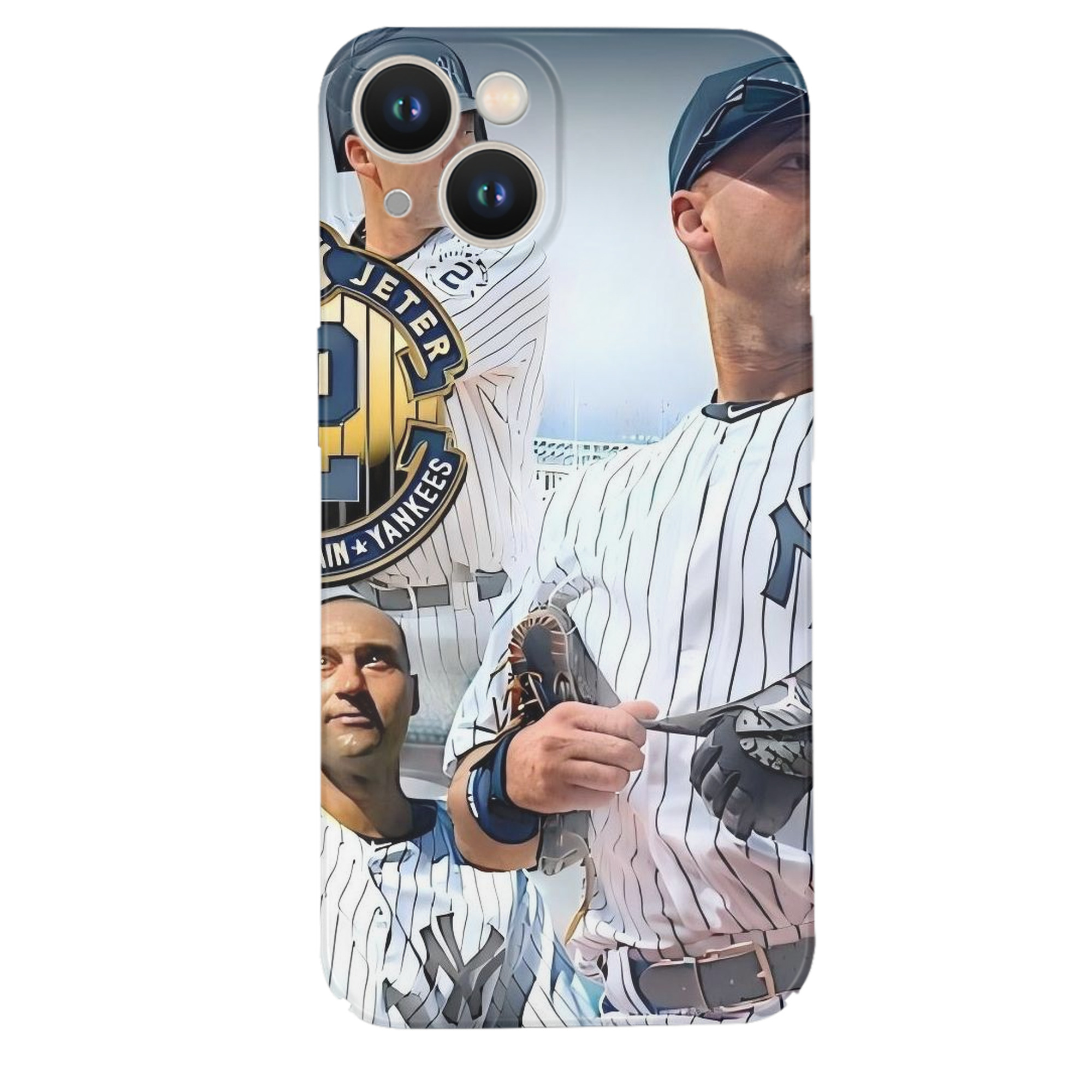 Derek Jeter 40 IPhone 14 Series Full-Cover Hard Case – Shockproof With Raised Camera Protection – Precise Cutouts, Wireless Charging Compatible – Durable, Anti-Yellowing, Easy To Clean